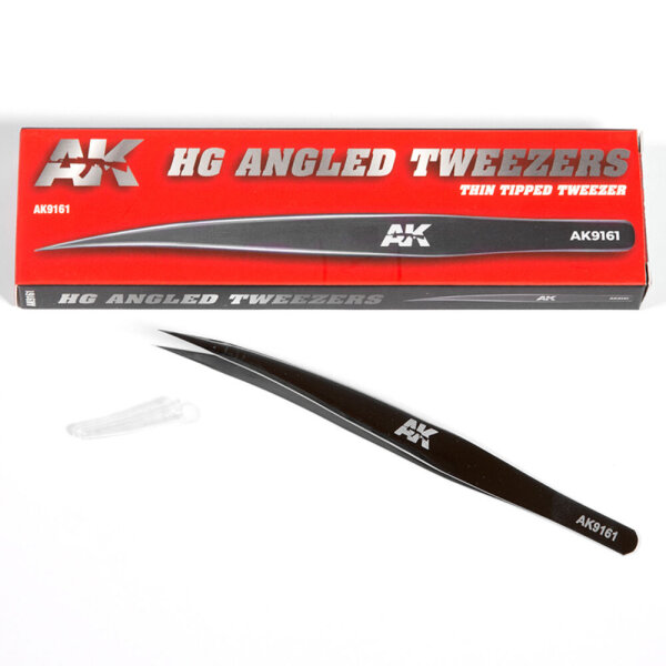 AK HG Angled Tweezers 01 (Thin Tipped) AK