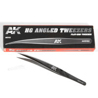 AK HG Angled Tweezers 02 (Flat-End) AK
