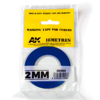 AK Masking Tape for Curves 2mm - 18 Meter