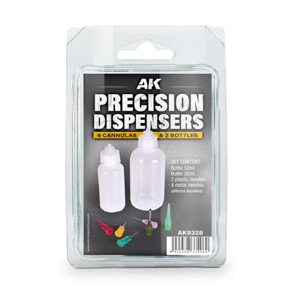 AK Precision Dispensers (6 Cannulas & 2 Bottles)