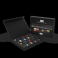 AK Deluxe Edition Box Full Range Artist Dense Acrylic Color