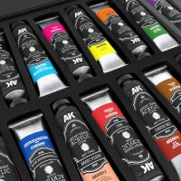 AK Deluxe Edition Box Full Range Artist Dense Acrylic Color