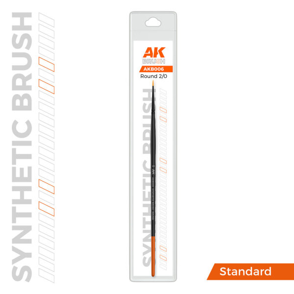 AK Round Brush  2/0