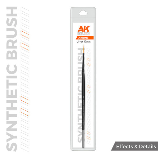 AK Liner Brush 17mm Synthetic