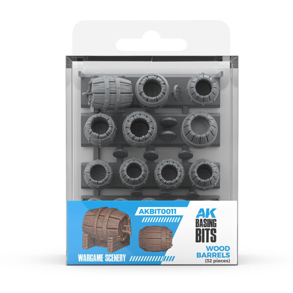 AK Wood Barrels - Basing Bits (32 Teile)