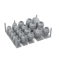 AK Wood Barrels - Basing Bits (32 Teile)