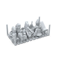 AK Village Ruins - Basing Bits (12 Teile)