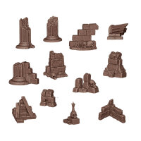 AK Village Ruins - Basing Bits (12 Teile)