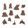 AK Village Ruins - Basing Bits (12 Teile)