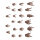 AK Bullet Impact Fx - Basing Bits (43 Teile)
