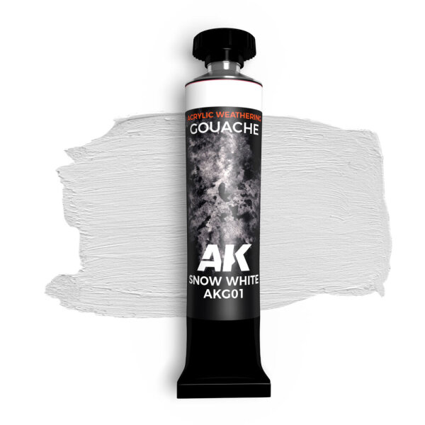 AK Gouache Snow White 20 ml