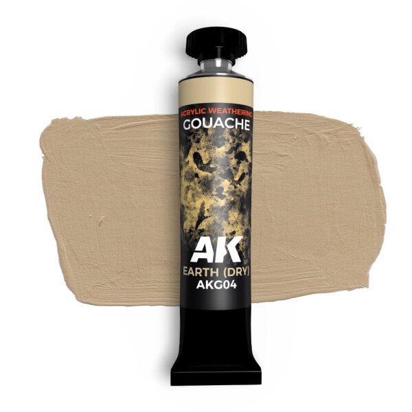 AK Gouache Earth (Dry) 20 ml