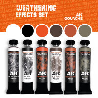 AK Gouaches Weatherings Effects Set