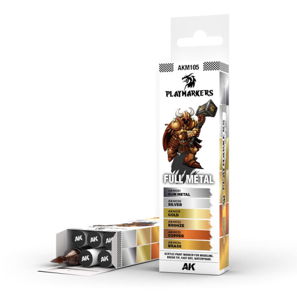 AK Playmarkers Full Metal Set (6 ref.)