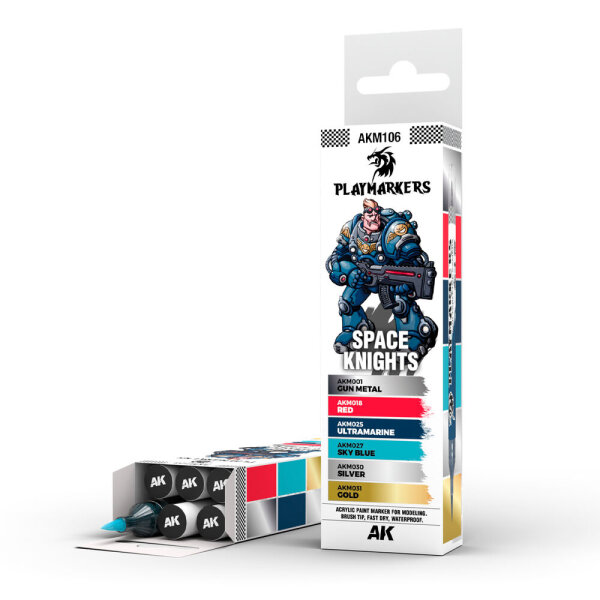 AK Playmarkers Space Knight Set (6 ref.)