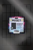 AK Vorgeschnittene Magnete - Rechteckig 25 x 50mm