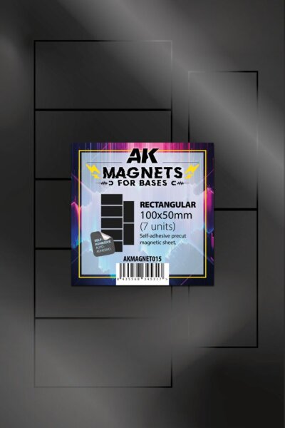 AK Vorgeschnittene Magnete - Rechteckig 100 x 50mm