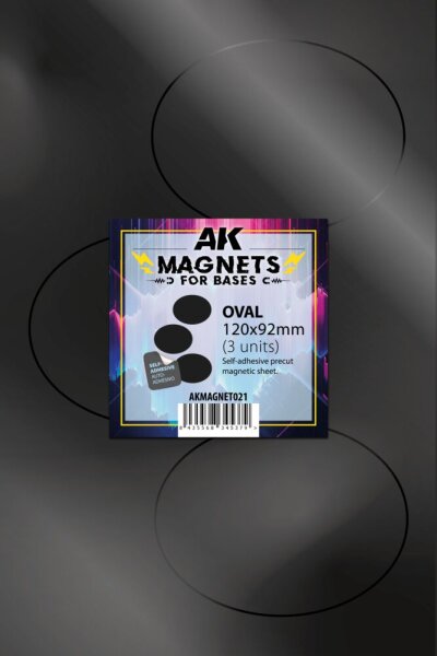 AK Vorgeschnittene Magnete - Oval 120 x 92mm