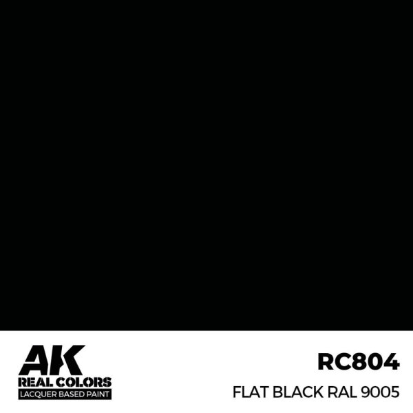 AK Real Colors Flat Black RAL 9005 17 ml