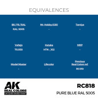 AK Real Colors Pure Blue RAL 5005 17 ml