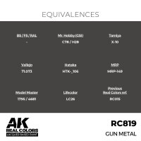 AK Real Colors Gun Metal 17 ml