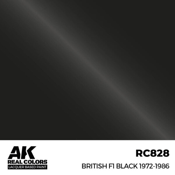 AK Real Colors British F1 Black 1972-1986 17 ml