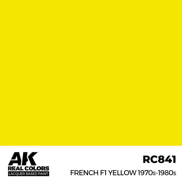 AK Real Colors French F1 Yellow 1970s-1980s 17ml