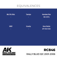 AK Real Colors Rally Blue 02C 2001-2006 17ml