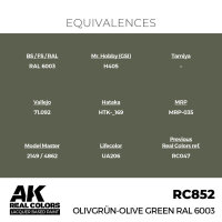 AK Real Colors Olivgrün-Olive Green RAL 6003 17 ml