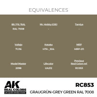 AK Real Colors Graugrün-Grey Green RAL 7008 17 ml