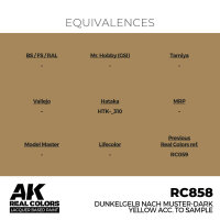 AK Real Colors Dunkelgelb Nach Muster-Dark Yellow acc. to...