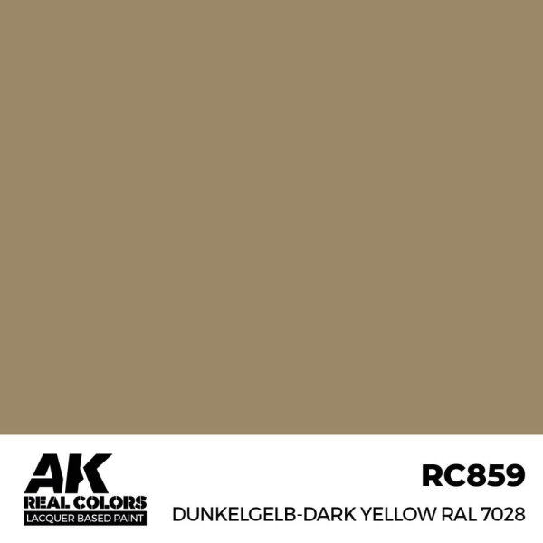 AK Real Colors Dunkelgelb-Dark Yellow RAL 7028 17 ml