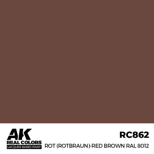 AK Real Colors Rot (Rotbraun)-Red Brown RAL 8012 17 ml