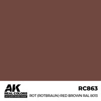 AK Real Colors Rot (Rotbraun)-Red Brown RAL 8013 17 ml
