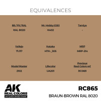 AK Real Colors Braun-Brown RAL 8020 17 ml