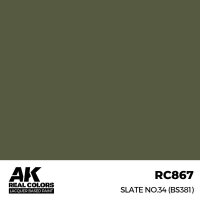 AK Real Colors Slate No.34 (BS381) 17 ml