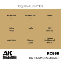 AK Real Colors Light Stone No.61 (BS381) 17 ml