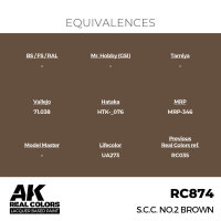 AK Real Colors S.C.C. No.2 Brown 17 ml