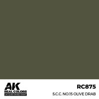 AK Real Colors S.C.C. No.15 Olive Drab 17 ml
