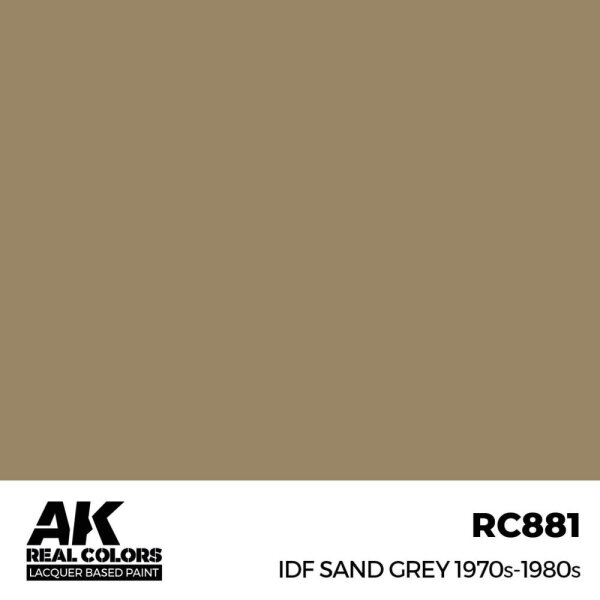 AK Real Colors IDF Sand Grey 1970S-1980S 17 ml