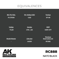 AK Real Colors NATO Black 17 ml