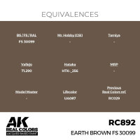 AK Real Colors Earth Brown FS 30099  17 ml