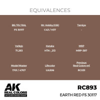 AK Real Colors Earth Red FS 30117 17 ml