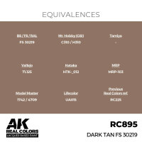 AK Real Colors Dark Tan FS 30219 17 ml