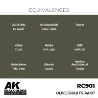 AK Real Colors Olive Drab FS 34087 17 ml