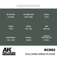 AK Real Colors Dull Dark Green FS 34092 17 ml
