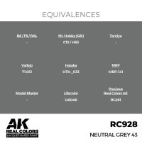 AK Real Colors Neutral Grey 43 17 ml