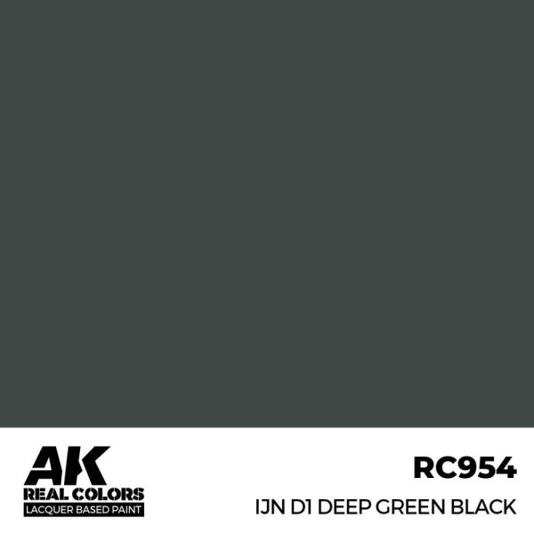 AK Real Colors IJN D1 Deep Green Black 17 ml