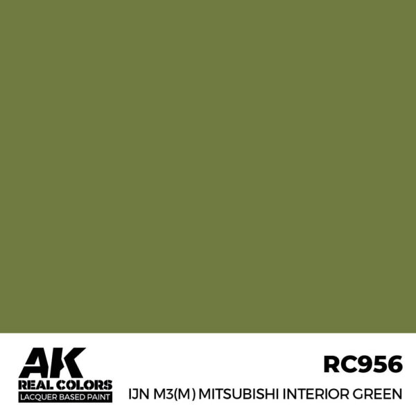 AK Real Colors IJN M3 (M) MITSUBISHI Interior Green 17 ml