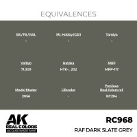 AK Real Colors RAF Dark Slate Grey 17 ml